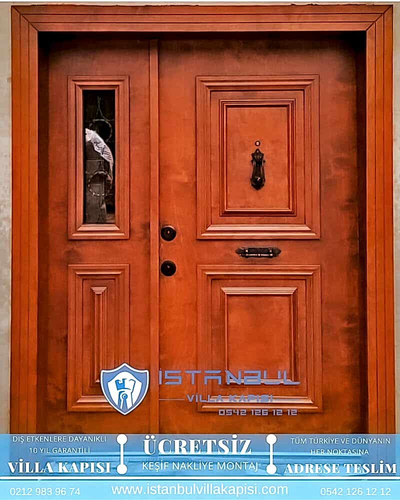doğal ceviz istanbul villa kapısı villa kapısı modelleri istanbul villa giriş kapısı villa kapısı fiyatları-14