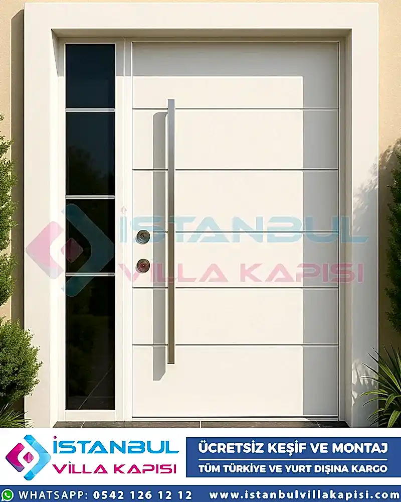 Arsenal-beyaz-villa-kapisi-celik-dis-kapi