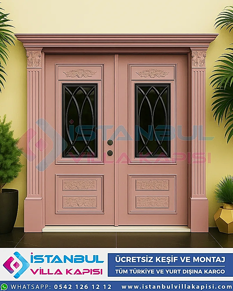 Bio-Pink-Villa-Kapisi-Celik-Kapi