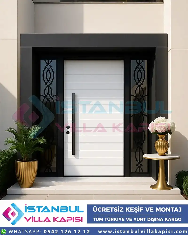 Macellan-beyaz-villa-kapisi-celik-kapi-dis-kapi