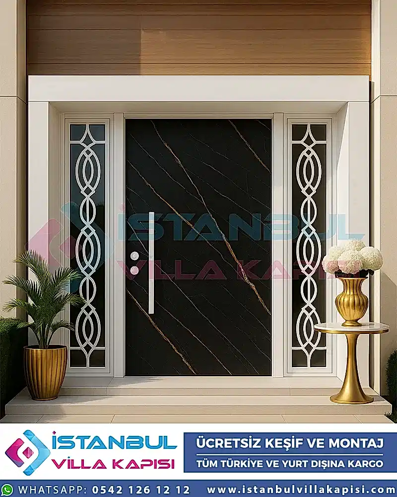 Macellan-Mermer-Villa-Kapisi-Celik-Kapi-Dis-Kapi