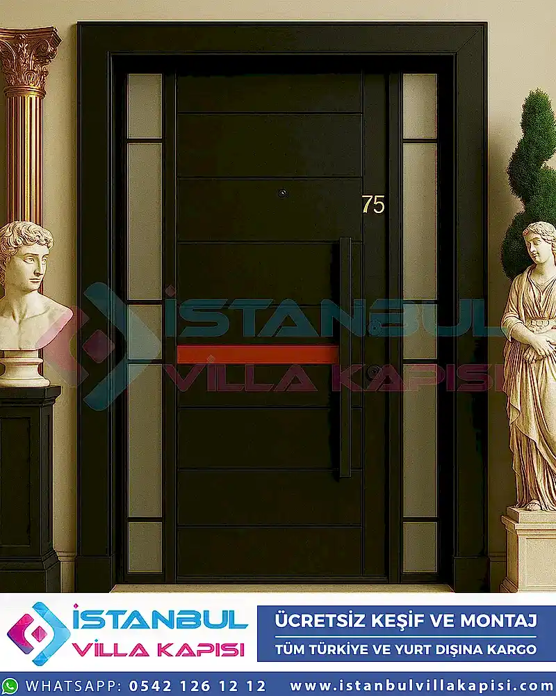 Mckenzi-kirmizi-siyah-villa-kapisi