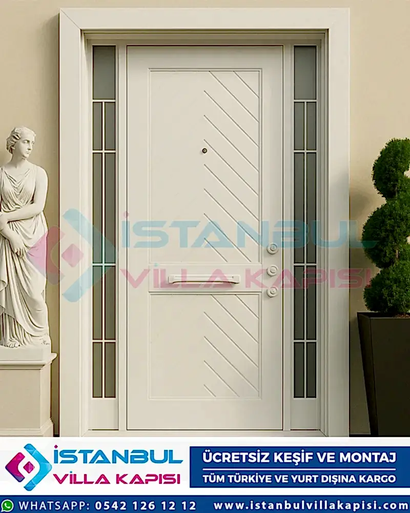 New-Maze-beyaz-Villa-kapisi-celik-dis-kapi