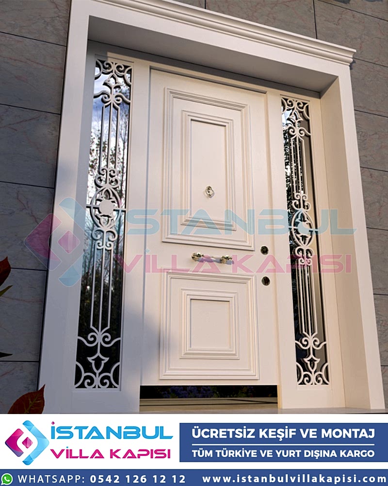 Ahşap Villa Kapısı Hilton