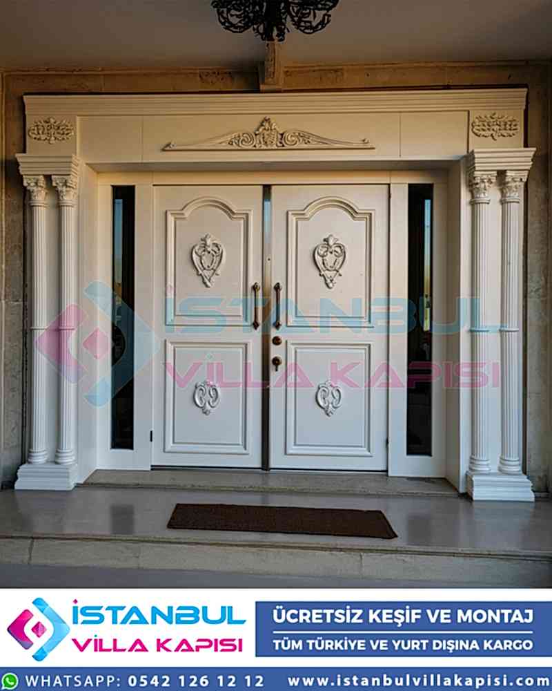 Sehrazat Beyaz-Klasik-Villa-Kapisi--Istanbul