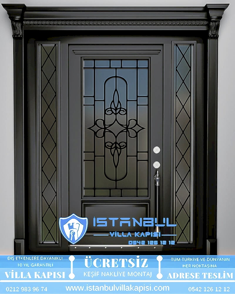 demir ferforjeli istanbul villa kapısı villa kapısı modelleri istanbul villa giriş kapısı villa kapısı fiyatları-9